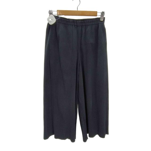 me ISSEY MIYAKE(ミーイッセイミヤケ) 23SS FINE KNIT PLEATS PANT ファイン ニット プリーツ パンツ レディース 表記無 【中古】【ブランド古着バズストア】