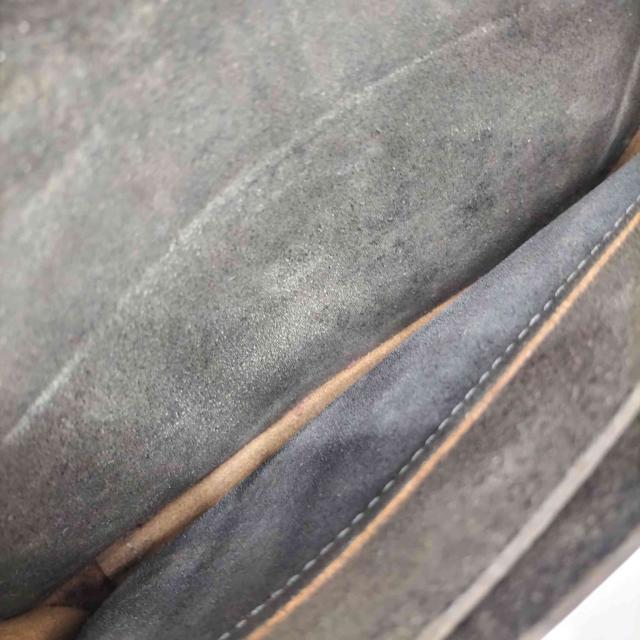 USED古着(ユーズドフルギ) 50S 茶芯 ホースハイド ハンドバッグ メンズ 表記無 【中古】【ブランド古着バズストア】 USED古着(ユーズドフルギ) 50S 茶芯 ホースハイド ハンドバッグ メンズ