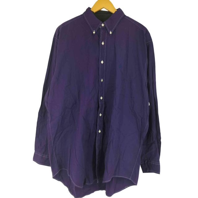 RALPH LAUREN(ラルフローレン) YARMOUTH スモールポニー刺繍 L/S BDシャツ メンズ  17 34/35【中古】【ブランド古着バズストア】の通販は
