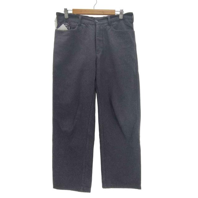 USED古着(ユーズドフルギ) {{MASSIMO OSTI PRODUCTION}} 90-00S Techno WOOL テクノウール ストレート パンツ ロゴピン メンズ 52【中古】【ブランド古着バズストア】