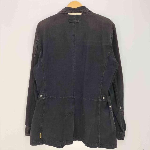 ARMANI JEANS アルマーニ ジーンズ カバーオール ジャケット ARMANI JEANS(アルマーニジーンズ) イタリア製 ヘンプ混 ベルト