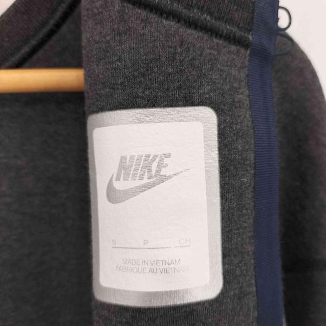 Sacai(サカイ) Tech Fleece レースドッキング クルーネック スウェット トレーナー レディース  S【中古】【ブランド古着バズストア】 Sacai(サカイ) Tech Fleece レースドッキング クルーネック スウェット