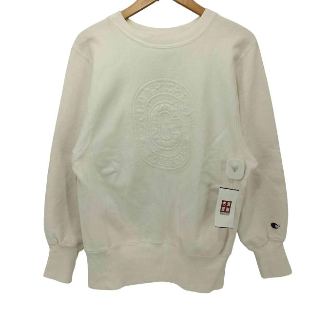 Champion(チャンピオン) 刺繍タグ USA製 REVERSE WEAVE カレッジ刺繍ロゴ トレーナー  メンズ import：M 【中古】【ブランド古着バズストア】