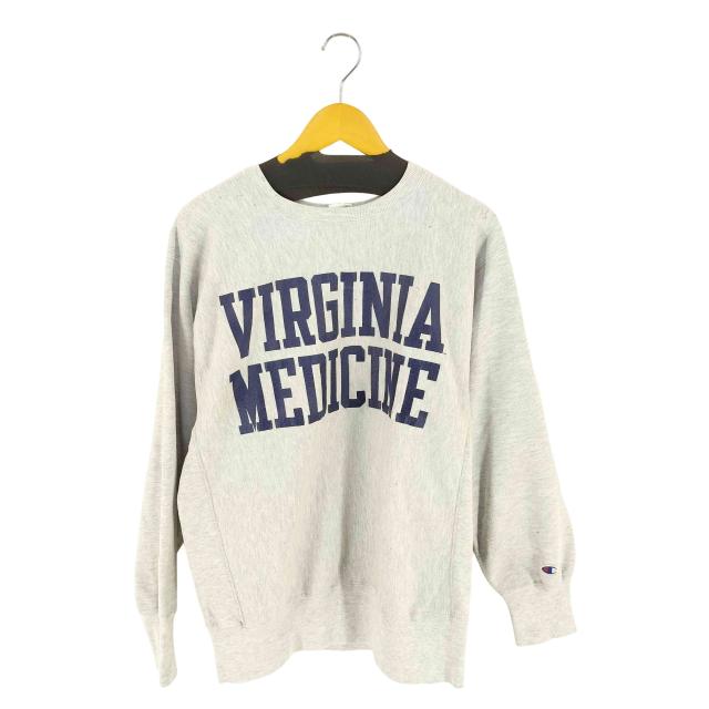 Champion(チャンピオン) 90S USA製 刺繍タグ 2段プリント REVERSE WEAVE スウェット メンズ import：XL 【中古】【ブランド古着バズストア】