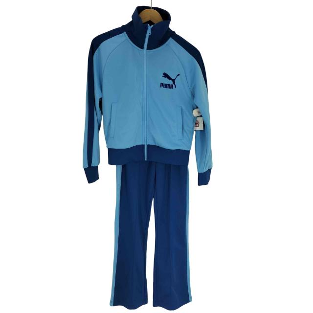 PUMA(プーマ) 別注 T7 ジャージ トラック  ジャケット  サイド ライン ロゴ センタープレス トラックパンツ レディース  S【中古】【ブランド古着バズストア】