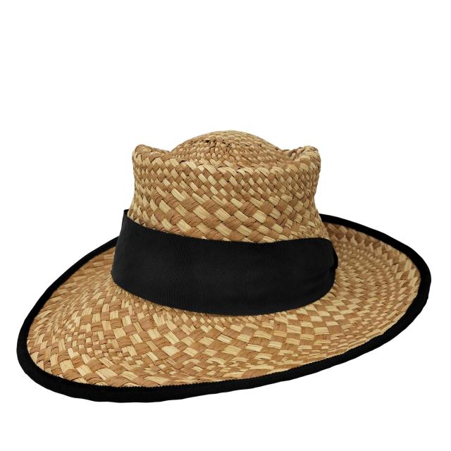 Nine Tailor(ナインテイラー) Ros Hat EX ラフィア 麦わら帽子 ストローハット メンズ 表記無 【中古】【ブランド古着バズストア】