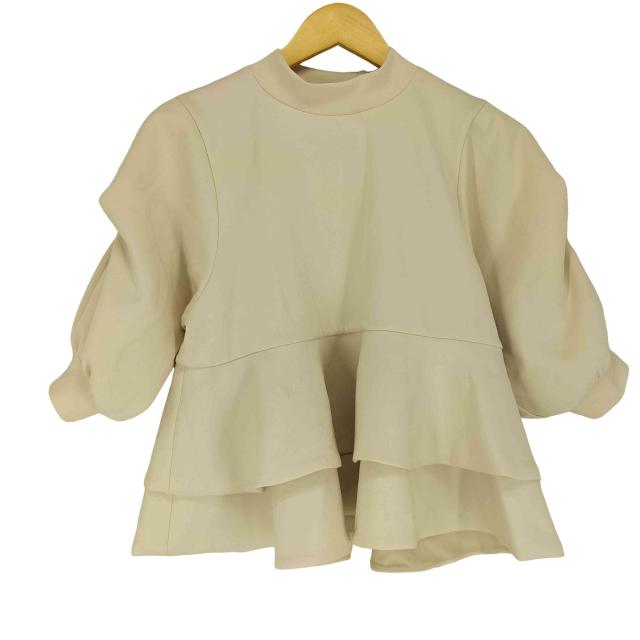 USED古着(ユーズドフルギ) URNEA アーネア Linea Puff Tops パフスリーブ ハイネック ブラウス sweet レディース F【中古】【ブランド古着バズストア】