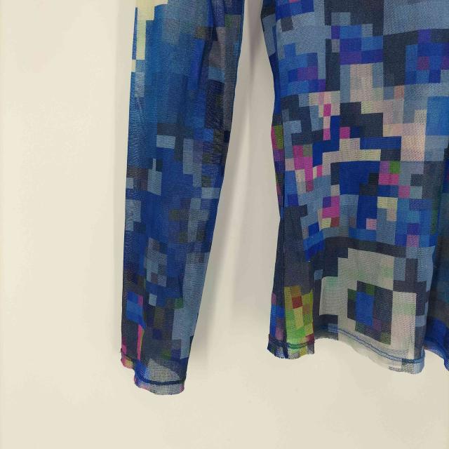 ISSEY MIYAKE(イッセイミヤケ) ピクセル モザイク 幾何学 セカンドスキン パワーネット レディース JPN：2 【中古】【ブランド古着バズストア】 ISSEY MIYAKE(イッセイミヤケ) ピクセル モザイク 幾何学 セカンド