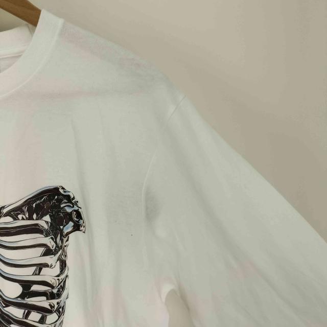 printstar(プリントスター) traitor メタリック ボーン スカル 骸骨 プリント L/S クルーネック Tシャツ Y2K メンズ import：L 【中古】【ブランド古着バズストア】_3