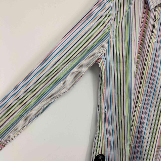 ETRO(エトロ) マルチストライプドレスシャツ メンズ  41【中古】【ブランド古着バズストア】 ETRO(エトロ) マルチストライプドレスシャツ メンズ 41【中古