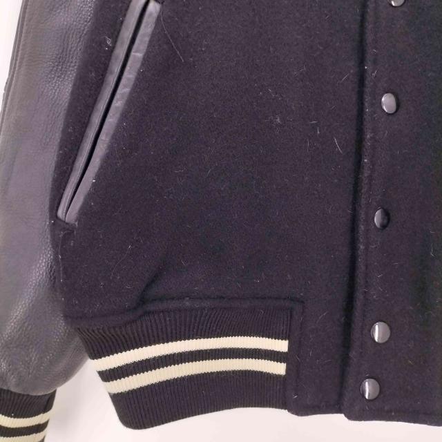 USED古着(ユーズドフルギ) {{Vintage Stadium Jacket }} ビックワッペン刺繍 袖カウレザー切替 スタジャン メンズ import：M 【中古】【ブランド古着バズストア】_4