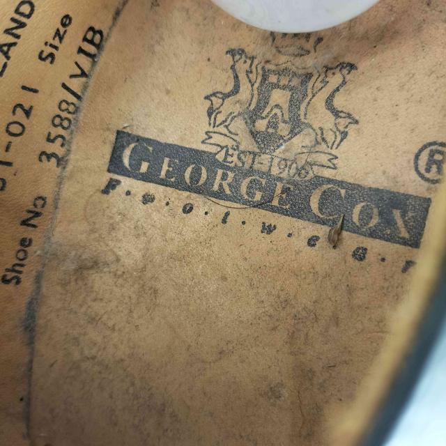 GEORGE COX(ジョージコックス) 3588/VIB GIBSON SKIPTON スキップトン ブラックホワイトインターレース Dカン ラバーソール シューズ レディース UK：3 【中古】【ブランド古着バズストア】_5