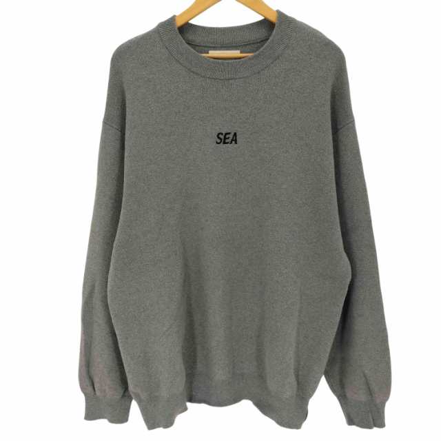 WIND AND SEA(ウィンダンシー) COTTON CASHMERE KNIT メンズ import：L 【中古】【ブランド古着バズストア】