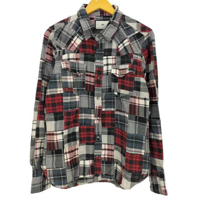 TMT(ティーエムティー) パッチワーク ウエスタン ネルシャツ メンズ 表記無 【中古】【ブランド古着バズストア】の通販は 6,756円
