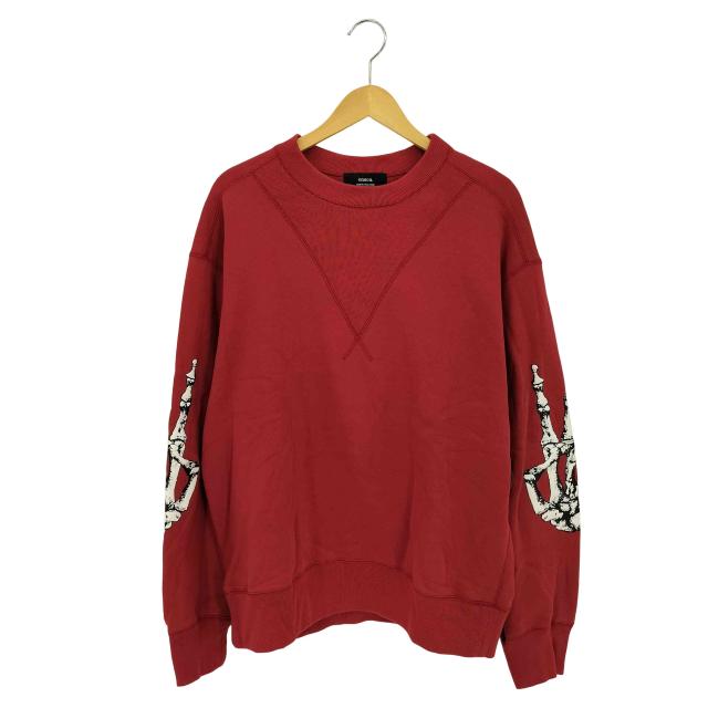 USED古着(ユーズドフルギ) {{ENSOU.}} Peace Sweatshirt 袖プリント スウェット メンズ JPN：L 【中古】【ブランド古着バズストア】