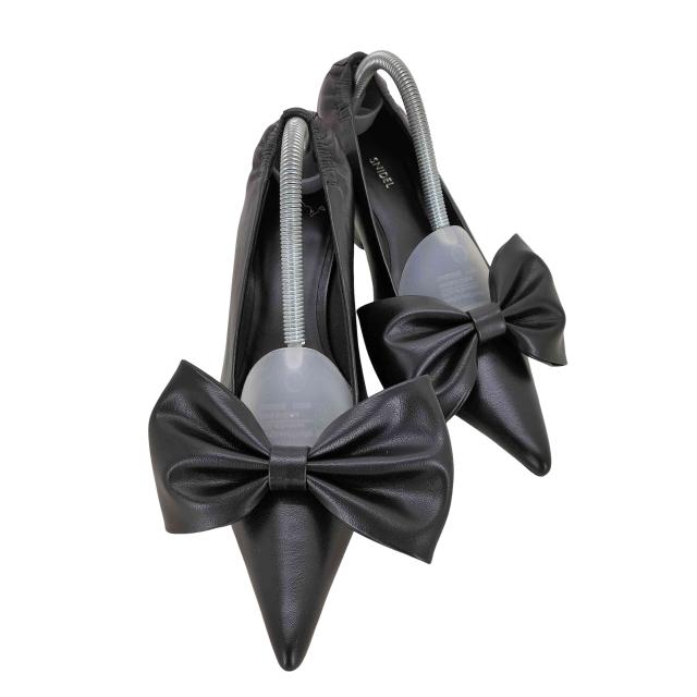 snidel(スナイデル) リボンウェッジパンプス レディース JPN：M 【中古】【ブランド古着バズストア】