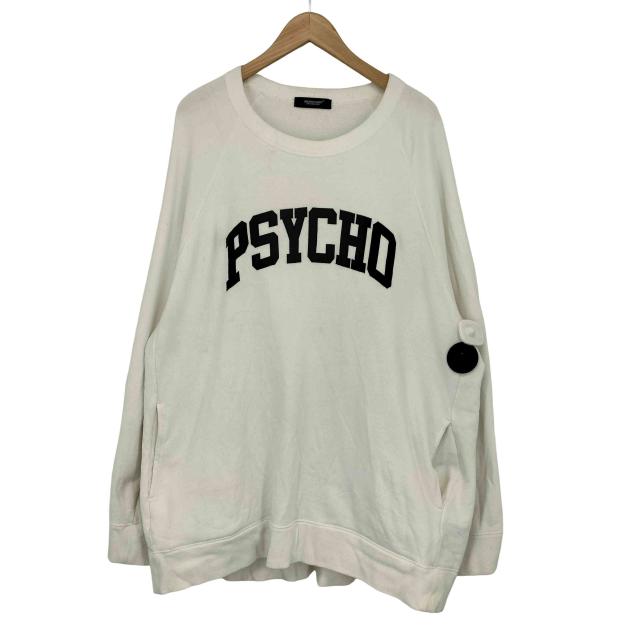 UNDERCOVER(アンダーカバー) Dameged Wide Sweatshirt PSYCHO Patch メンズ JPN：3 【中古】【ブランド古着バズストア】