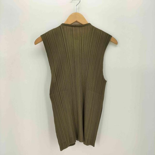 PLEATS PLEASE ISSEY MIYAKE(プリーツプリーズイッセイミヤケ) 90S 97AW ノースリーブ ジップアップ プリーツベスト ダブルジップ レディース JPN：3 【中古】【ブランド古着バズストア】_1