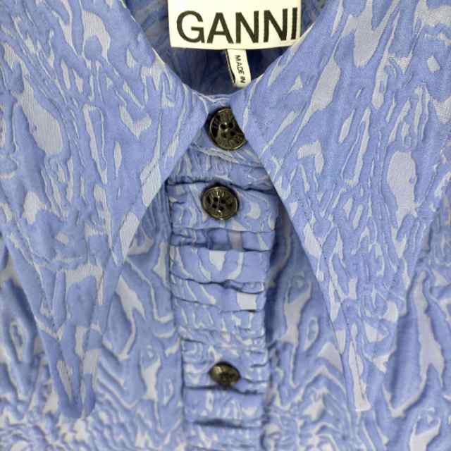 Ganni(ガニー) 3D Jacquard Oversized Shirt レディース S/M【中古