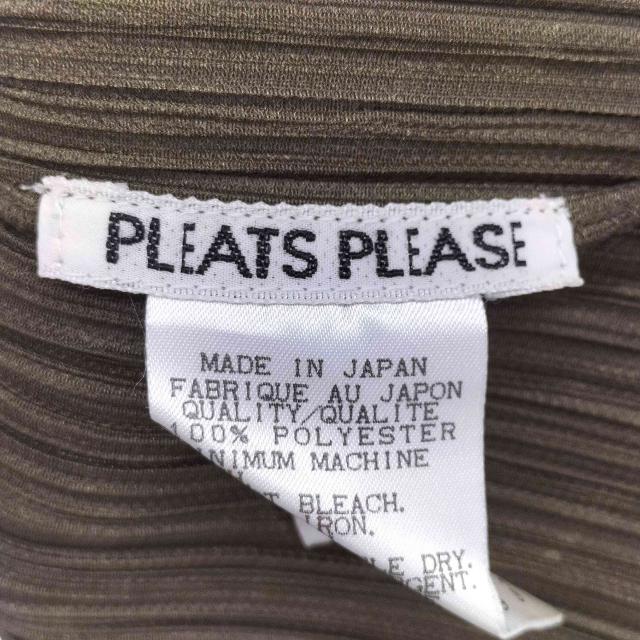 PLEATS PLEASE ISSEY MIYAKE(プリーツプリーズイッセイミヤケ) 90S 97AW ノースリーブ ジップアップ プリーツベスト ダブルジップ レディース JPN：3 【中古】【ブランド古着バズストア】_5
