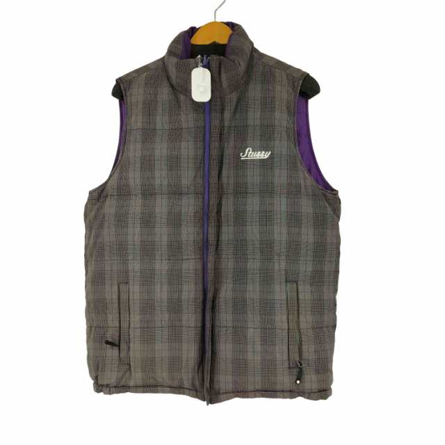 Stussy(ステューシー) 00S authenticgear リバーシブル ダウンベスト メンズ JPN：XL 【中古】【ブランド古着バズストア】の通販は