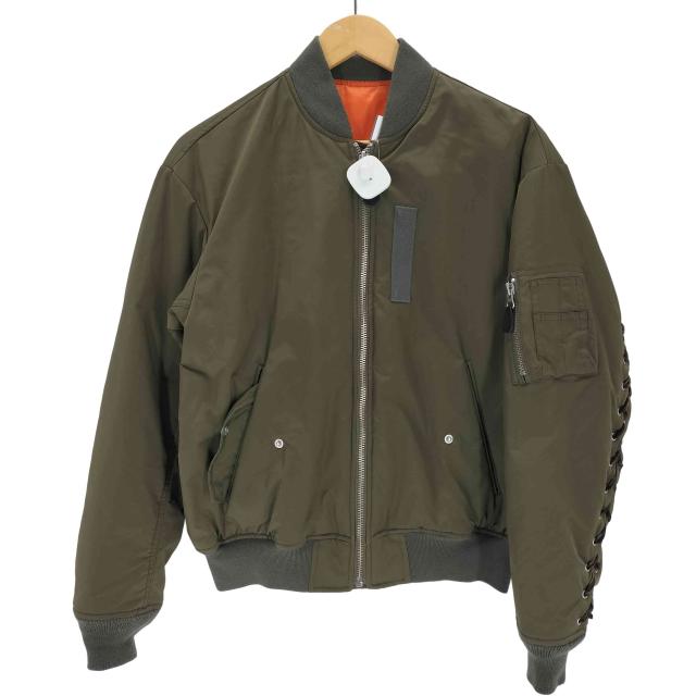 G.V.G.V.(ジーヴィジーヴィ) レースアップリバーシブルMA-1ブルゾン レディース  34【中古】【ブランド古着バズストア】の通販は