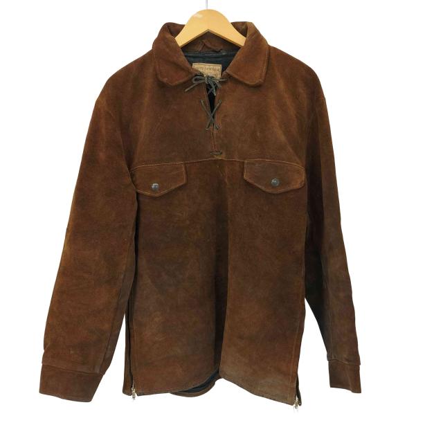 USED古着(ユーズドフルギ) 50S WEATERN LEATHER WEAR スエード レースアッププルオーバー メンズ 表記無 【中古】【ブランド古着バズストア】
