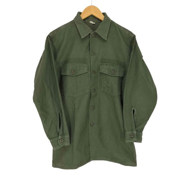 U.S. ARMY(ユーエスアーミー) 60S OG-107  ユーティリティシャツ メンズ  16 1/2 X32【中古】【ブランド古着バズストア】