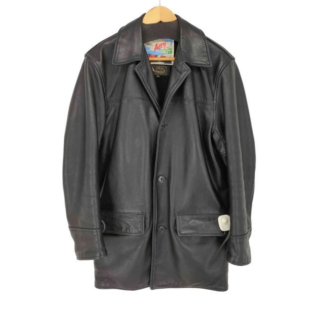 AERO LEATHER(エアロレザー) ホースハイド レザーテーラードジャケット veste des rallye メンズ US：34 【中古】【ブランド古着バズストア】