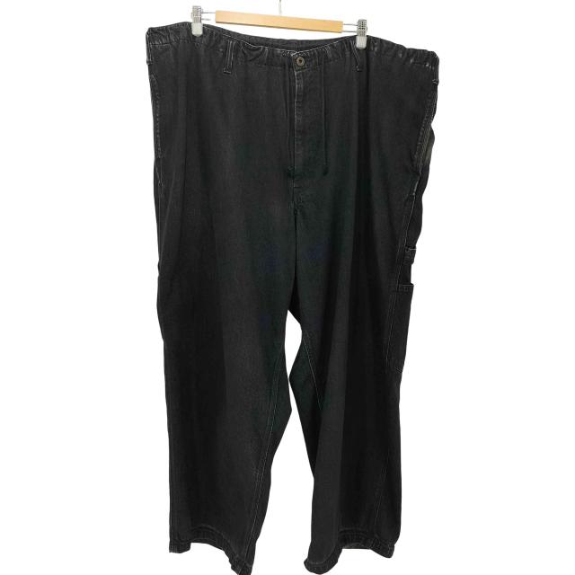 BLACK Scandal Yohji Yamamoto(ブラックスキャンダルヨウジヤマモト) 2022AW BLACK DENIM PAINTER PANTS メンズ JPN：3 【中古】【ブランド古着バズストア】