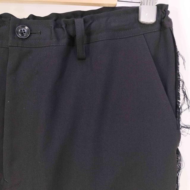 Ys(ワイズ) WOOL GABARDINE SIDE DETAIL PANTS ウールギャバジン サイドディテール パンツ メンズ JPN：2 【中古】【ブランド古着バズストア】 Ys(ワイズ) WOOL GABARDINE SIDE DETAIL PANTS ウールギャバジン