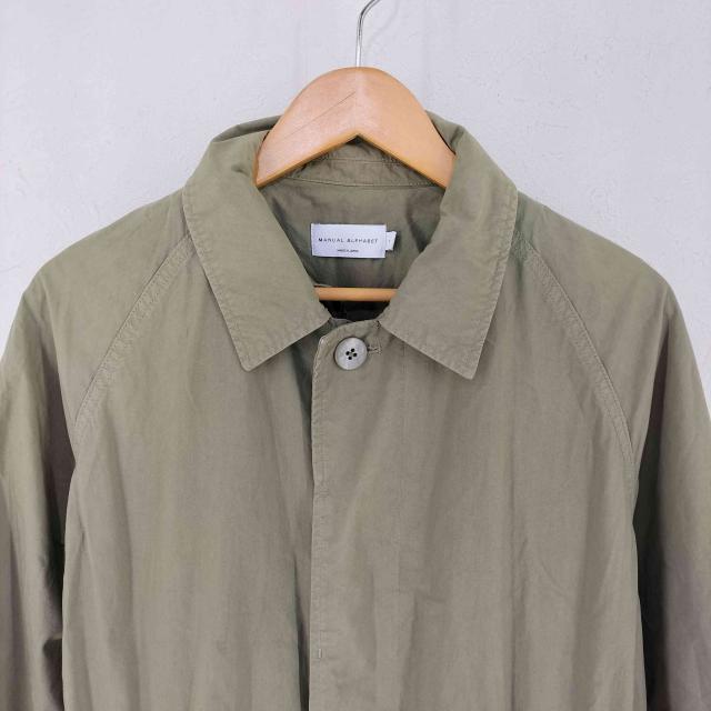 メンズ Manual Alphabet マニュアルアルファベット HIGHCOUNT STRIPE LOOSE FIT RC SHT ハイカウント ストライプ ルーズフィット 長袖シャツ MA-S-707 MANUAL ALPHABET マニュアルアルファベット タイプライター