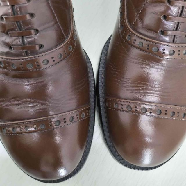 COMME des GARCONS HOMME PLUS(コムデギャルソンオムプリュス) トラックソール サイドゴアストレートチップサドルシューズ メンズ  25【中古】【ブランド名古着バズストア】