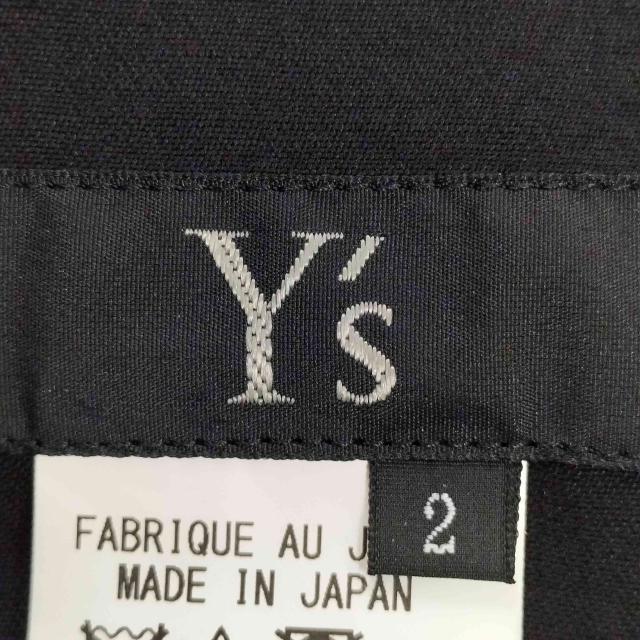 Ys(ワイズ) WOOL GABARDINE SIDE DETAIL PANTS ウールギャバジン