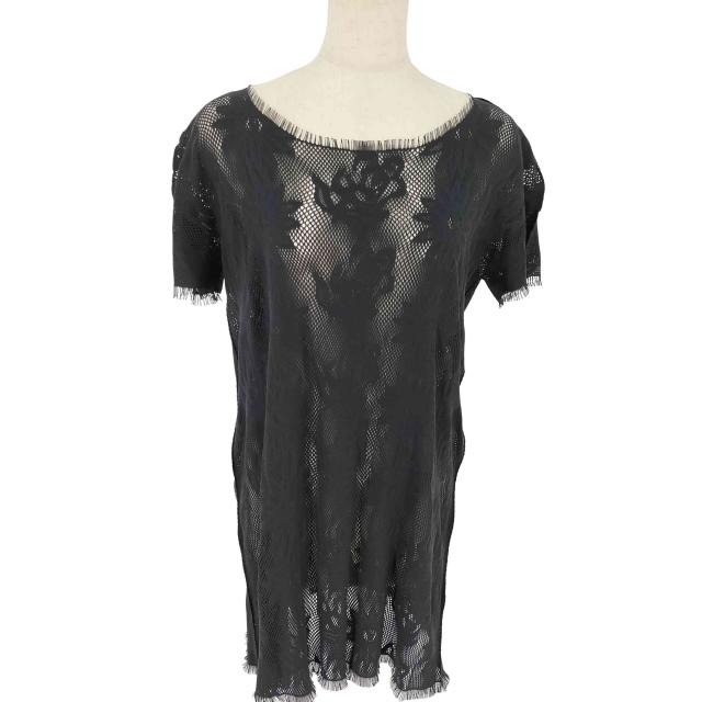 PLEATS PLEASE 半袖チュニック 花柄