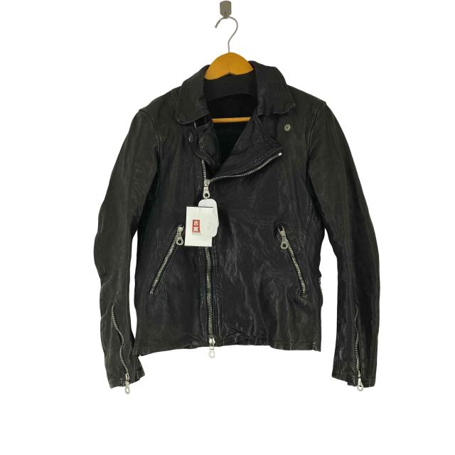 ISAMU KATAYAMA BACKLASH(イサムカタヤマ バックラッシュ) ITALY SHOULDER GARMENT DYED DOUBLE RIDERS メンズ JPN：S 【中古】【ブランド古着バズストア】