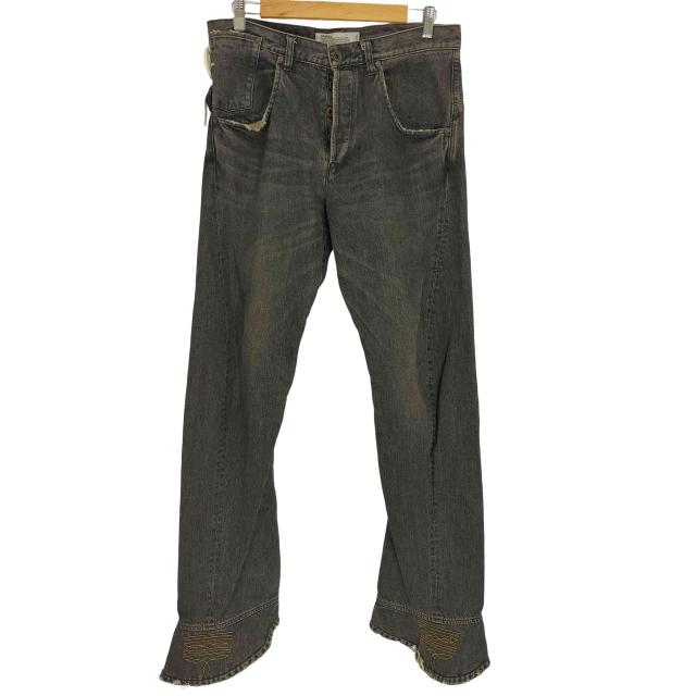 DAIRIKU(ダイリク) 24SS MY HERO Cowboy Shoes Draping Denim Pants メンズ  31【中古】【ブランド古着バズストア】