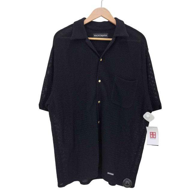 WACKO MARIA(ワコマリア) 25SS SUMMER KNIT OPEN COLLAR SHIRT メンズ JPN：L 【中古】【ブランド古着バズストア】