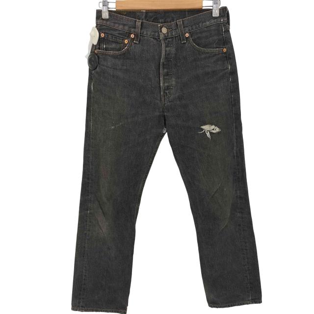 Levis(リーバイス) 99年12月製 USA製 ボタン裏553 先染め 501 ブラック 