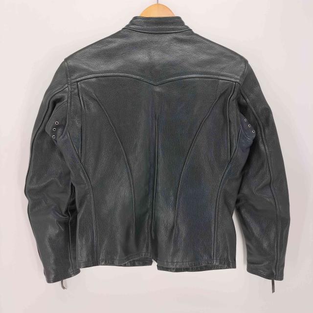 USED古着(ユーズドフルギ) {{BOOTLEGGERS REUNION}} SUPERIOR LEATHER TOGS J100 RACING MASTER シングル ライダース ゴートレザー ジャケット メンズ【中古】【ブランド古着バズストア】_1