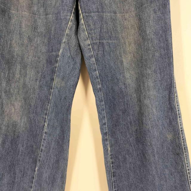 USED古着(ユーズドフルギ) 70s SCOVILLジップ ライトオンス ワイドデニム ランチデニム メンズ  18【中古】【ブランド古着バズストア】 USED古着(ユーズドフルギ) 70s SCOVILLジップ ライトオンス ワイド