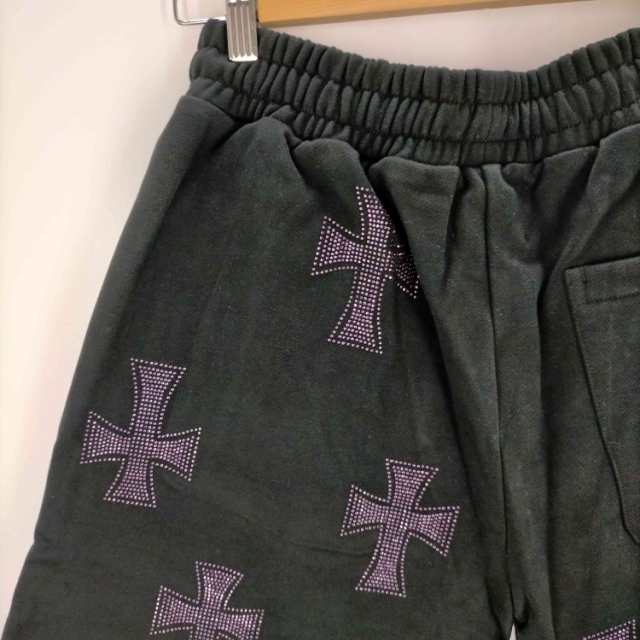 PURPLE CROSS RHINESTONE SHORTS - 通販 - pinehotel.info