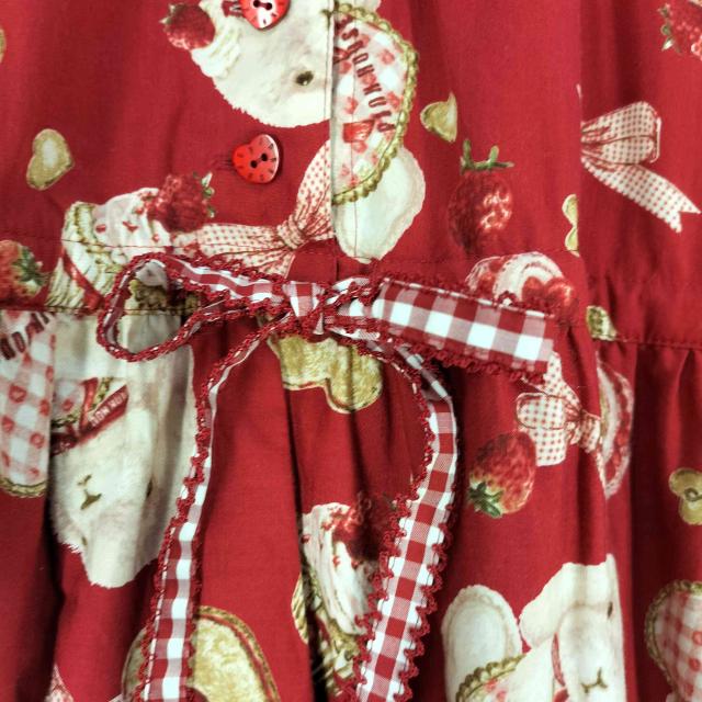 PINK HOUSE(ピンクハウス) misako aoki  sweets lop ear bunnyミディワンピース レディース 表記無 【中古】【ブランド古着バズストア】_4