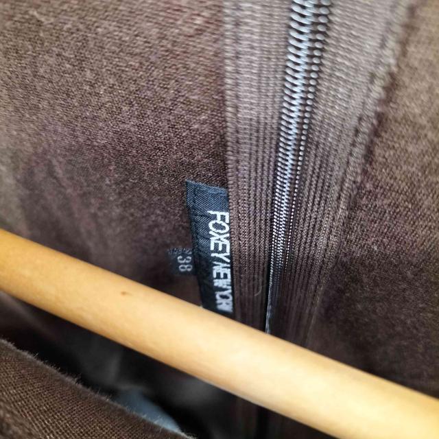 FOXEY NEW YORK(フォクシーニューヨーク) ハイネックドッキングノースリーブワンピ レディース  38【中古】【ブランド古着バズストア】 FOXEY NEW YORK(フォクシーニューヨーク) ハイネックドッキング