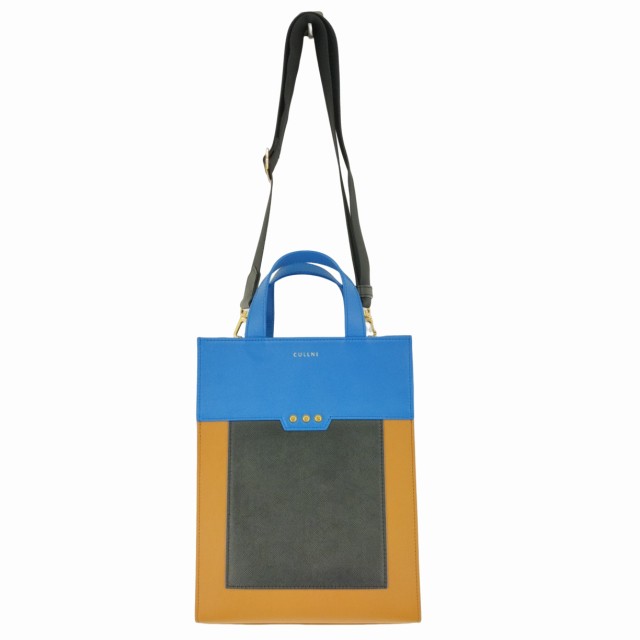 CULLNI(クルニ) Leather vertical mini tote bag トートバッグ