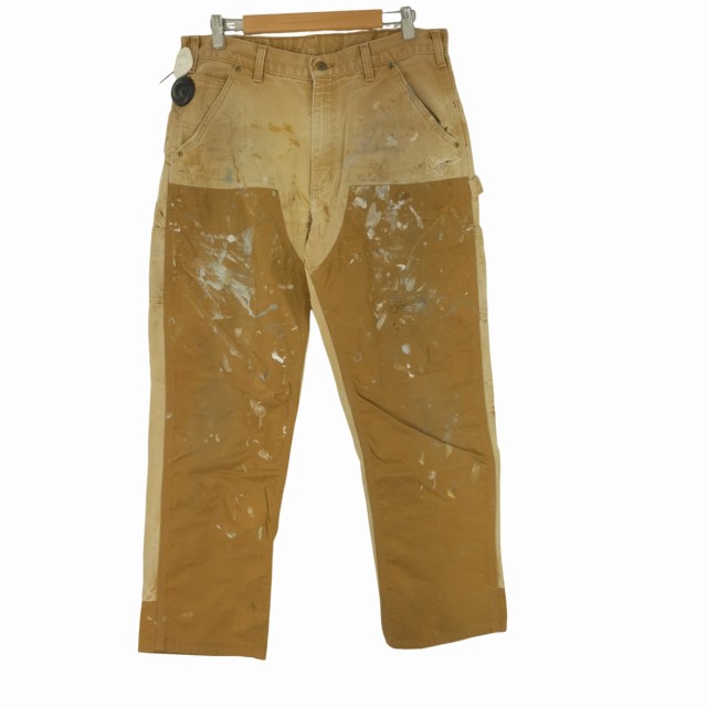 Carhartt(カーハート) ダブルニー ダック地 ペインターパンツ ペンキ飛び メンズ  34×32【中古】【ブランド古着バズストア】の通販は
