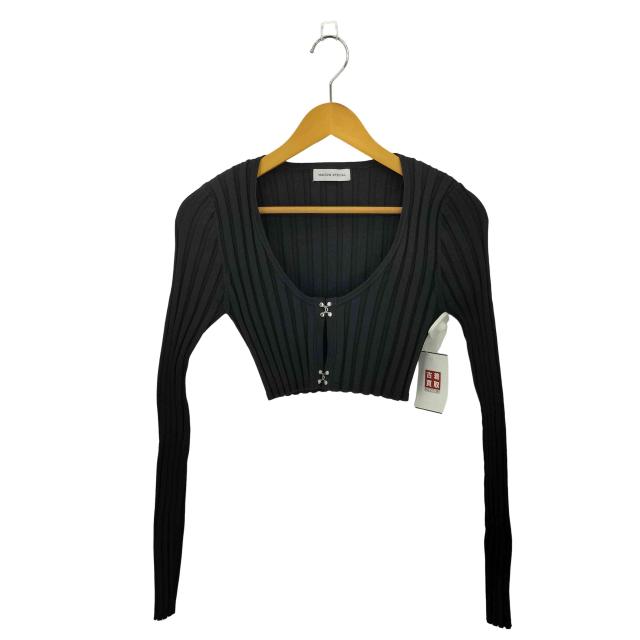 MAISON SPECIAL(メゾンスペシャル) ワイドリブショートカーディガン レディース 表記無 【中古】【ブランド古着バズストア】