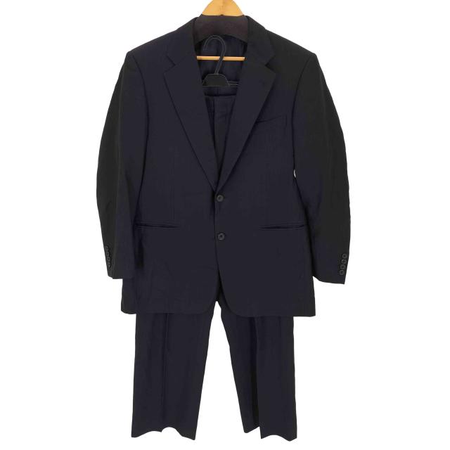 BURBERRYS(バーバリーズ) 紺タグ 2B ストライプウールテーラードセットアップ メンズ AB7【中古】【ブランド古着バズストア】