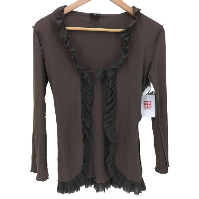 Jean Paul GAULTIER FEMME(ジャンポールゴルチエフェム) インサイドアウト フリル ボレロ カーディガン レディース EUR：40 【中古】【ブランド古着バズストア】
