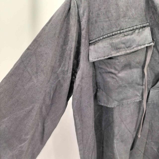 USED古着(ユーズドフルギ) {{POSTELEGANT}} WOOL SILK CRASH SATIN TOP シャツ レディース JPN：36 【中古】【ブランド古着バズストア】 USED古着(ユーズドフルギ) {{POSTELEGANT}} WOOL SILK CRASH SATIN TOP